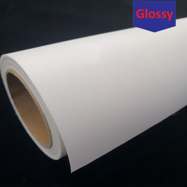 Glossy Surface Eco-Solvent Polyester Cotton Canvas Roll-390G