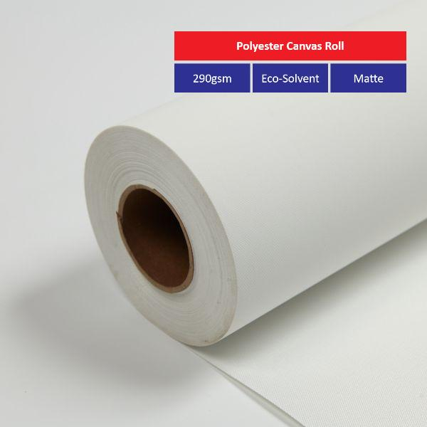 290G Eco-Solvent Matte Polyester Canvas Roll