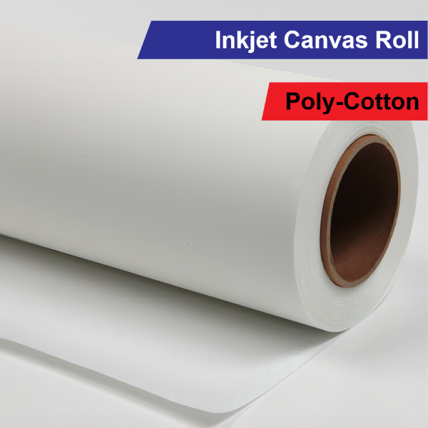 Polyester Cotton Canvas Roll By Water-Based Material Matte-390G