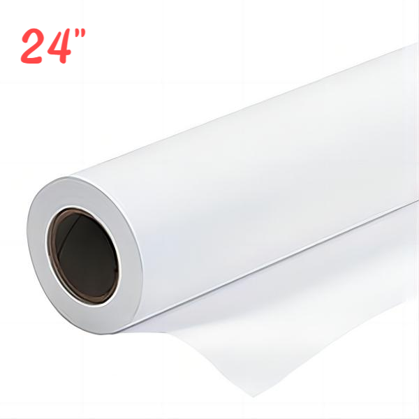 24" Eco-Solvent Glossy Polyester Cotton Canvas Roll - 420G
