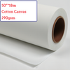 50"*18m Water-Based Matte Cotton Canvas Roll - 290G
