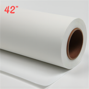 42" Water-Based Matte Polyester Cotton Canvas Roll - 390G