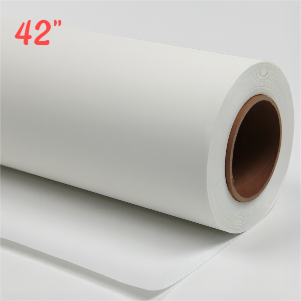 42" Water-Based Matte Polyester Cotton Canvas Roll - 390G