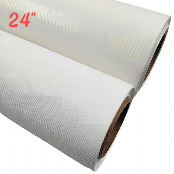 24” Eco-Solvent Matte Polyester Cotton Canvas Roll - 340G