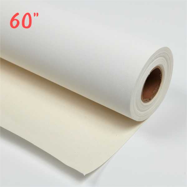 60" Water-Based Matte Cotton Canvas Roll - 380G