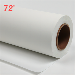 72" Water-Based Matte Polyester Cotton Canvas Roll - 390G