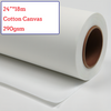 24"*18m Water-Based Matte Cotton Canvas Roll - 290G
