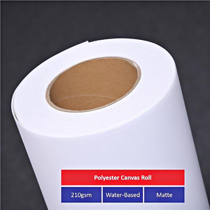 210G Water-Based Matte Polyester Canvas Roll