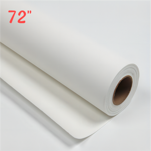 72" Water-Based Matte Polyester Cotton Canvas Roll - 420G