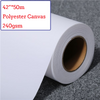 42"*50m Water-Based Matte Polyester Canvas Roll - 240G