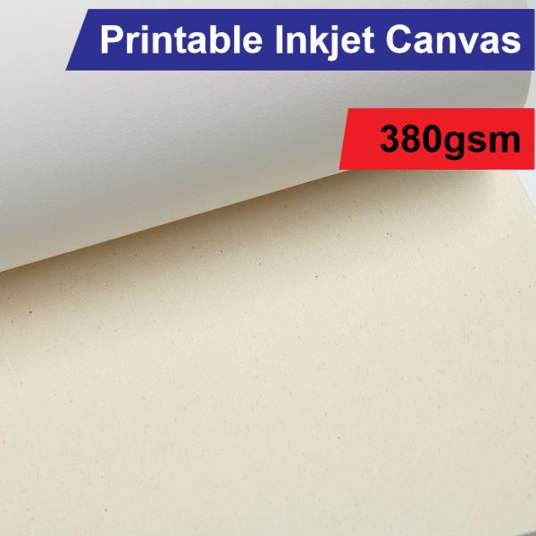 380G Cotton Canvas Roll Eco-Solvent Glossy