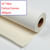 42"*18m Water-Based Matte Cotton Canvas Roll - 380G