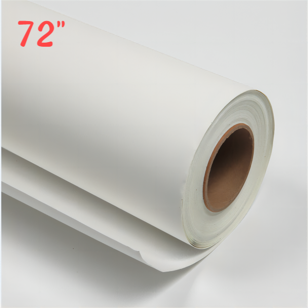 72" Water-Based Matte Polyester Cotton Canvas Roll - 340G